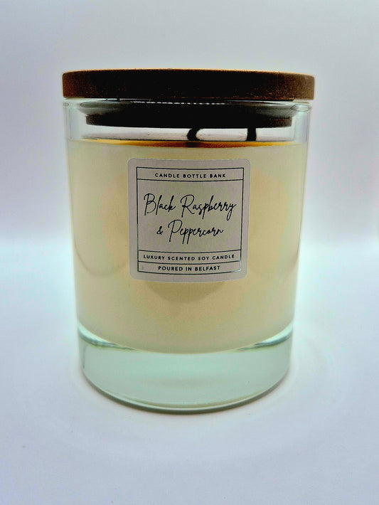 Black Raspberry & Peppercorn Soy Wax Candle