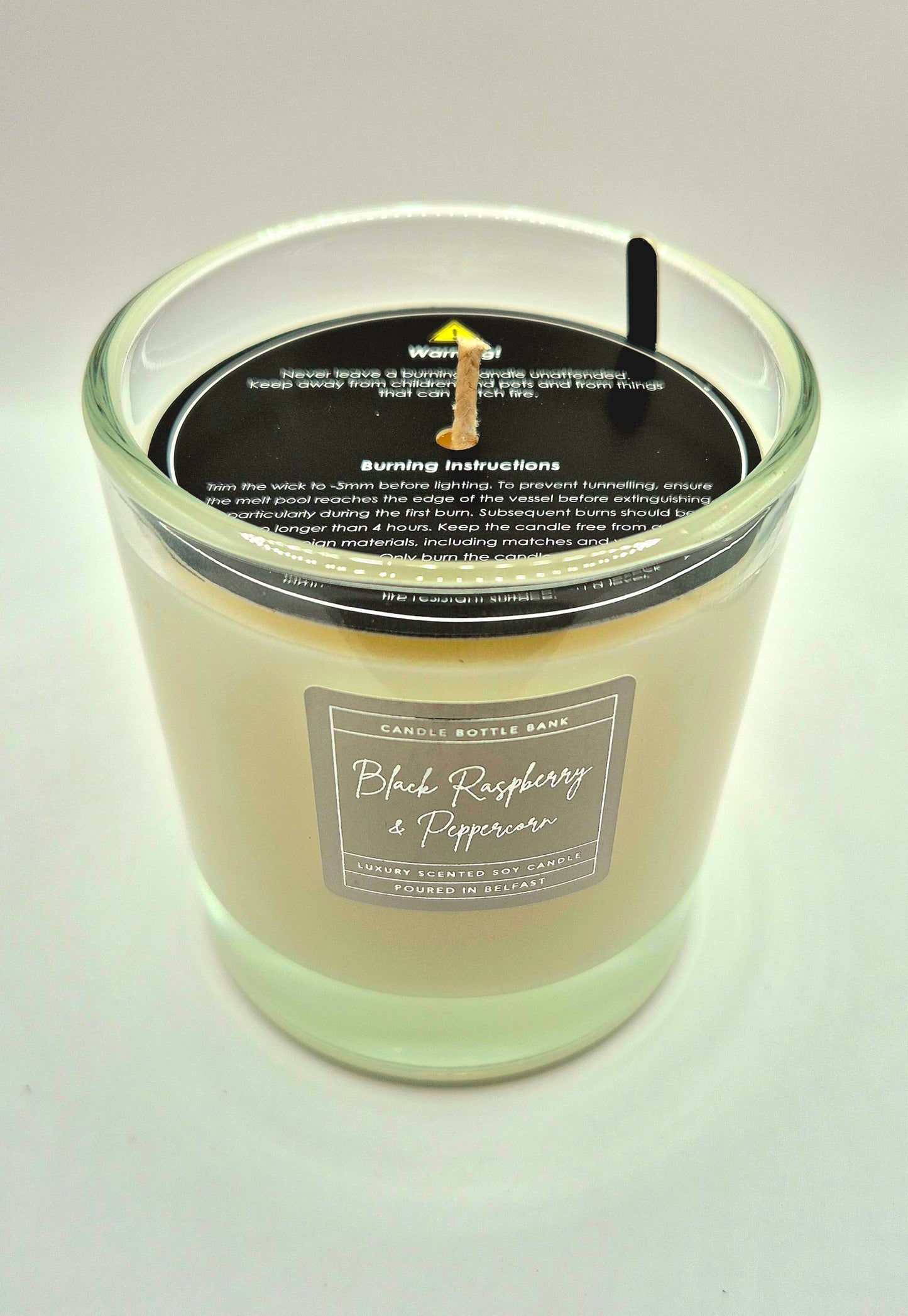 Black Raspberry & Peppercorn Soy Wax Candle