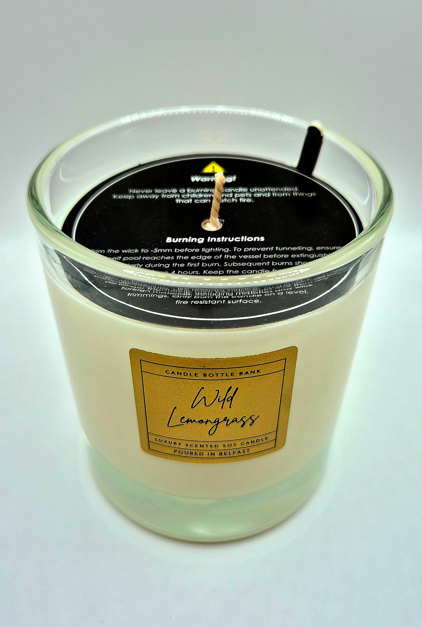 Wild Lemongrass Soy Wax Candle (30cl)