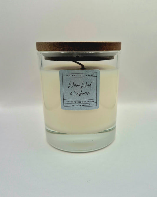 Warm Wood & Cashmere Soy Wax Candle