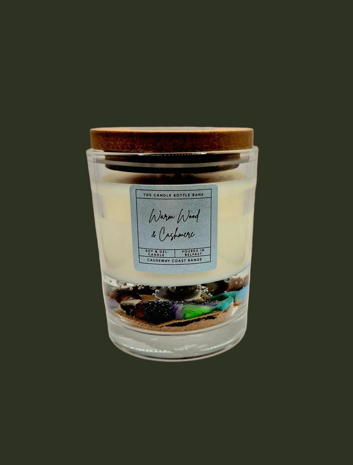 Warm Wood & Cashmere 'Causeway Coast' Scented Candle