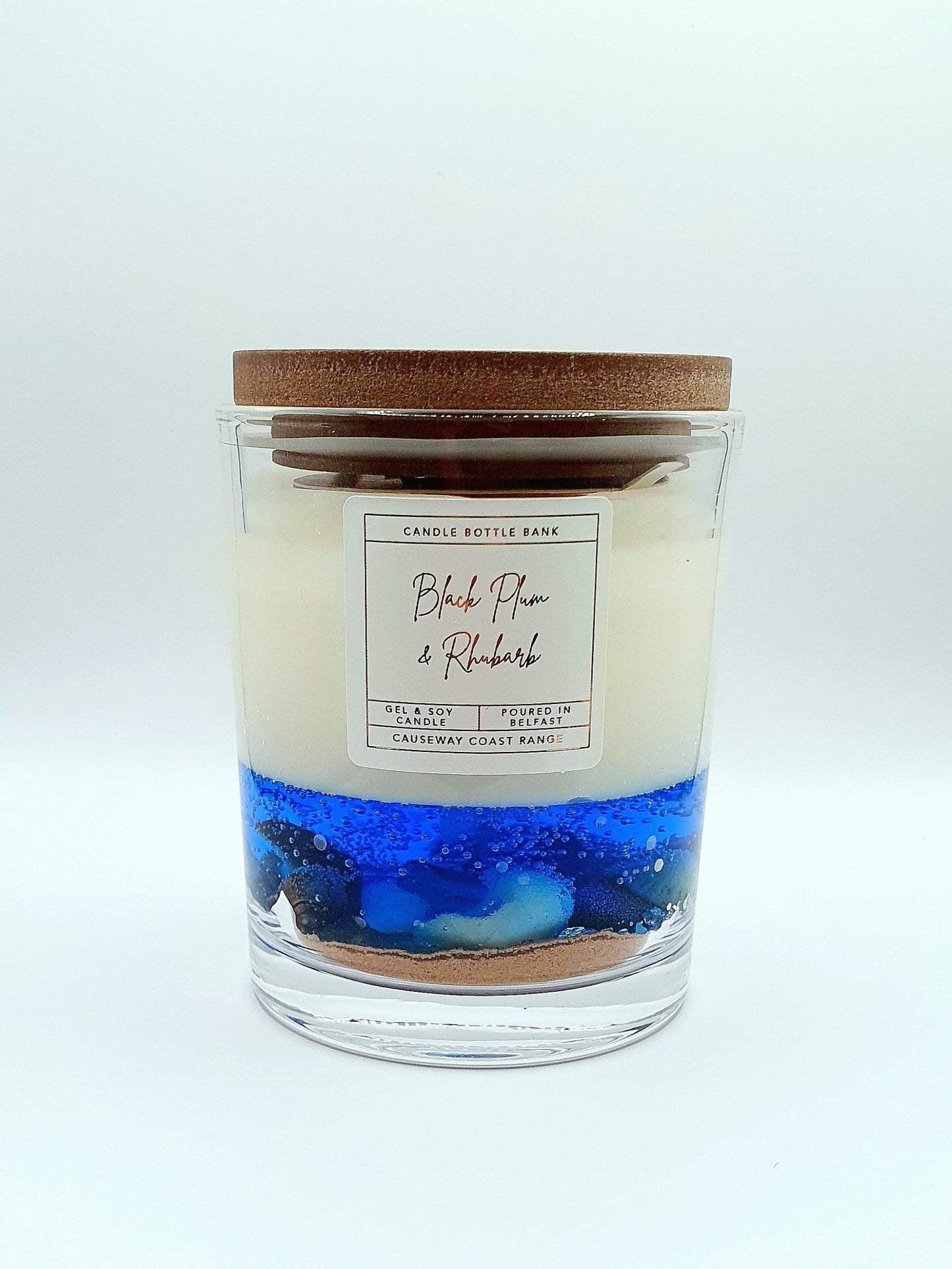 Black Plum & Rhubarb 'Causeway Coast' Scented Candle